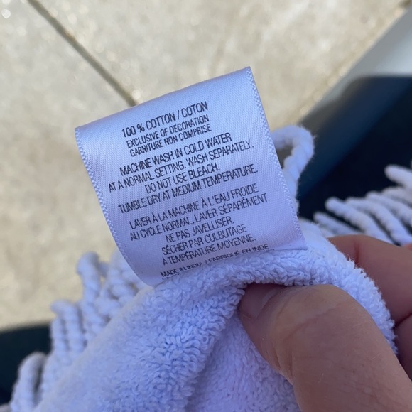 Distinctly Home Cotton Round Towel - Picture 7 of 8